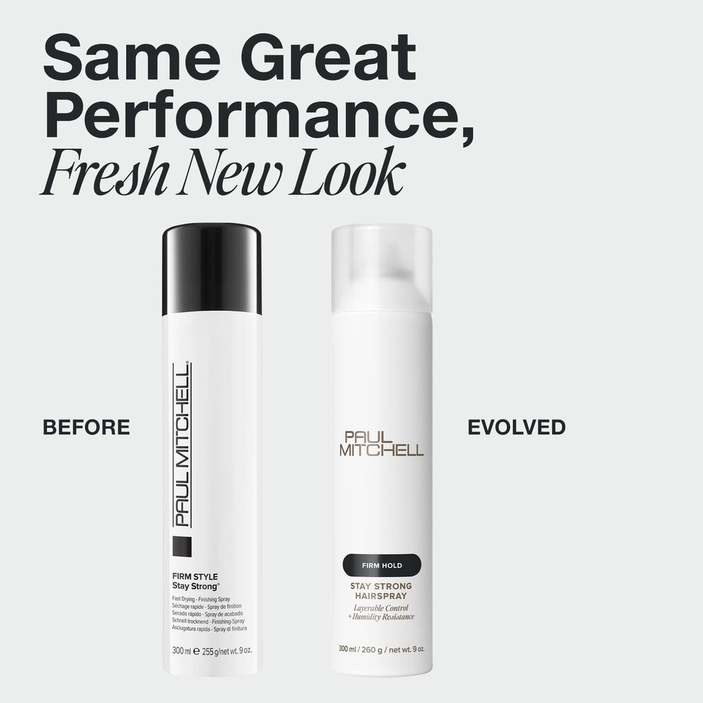 Paul Mitchell Stay Strong hairspray layering-hold demonstration