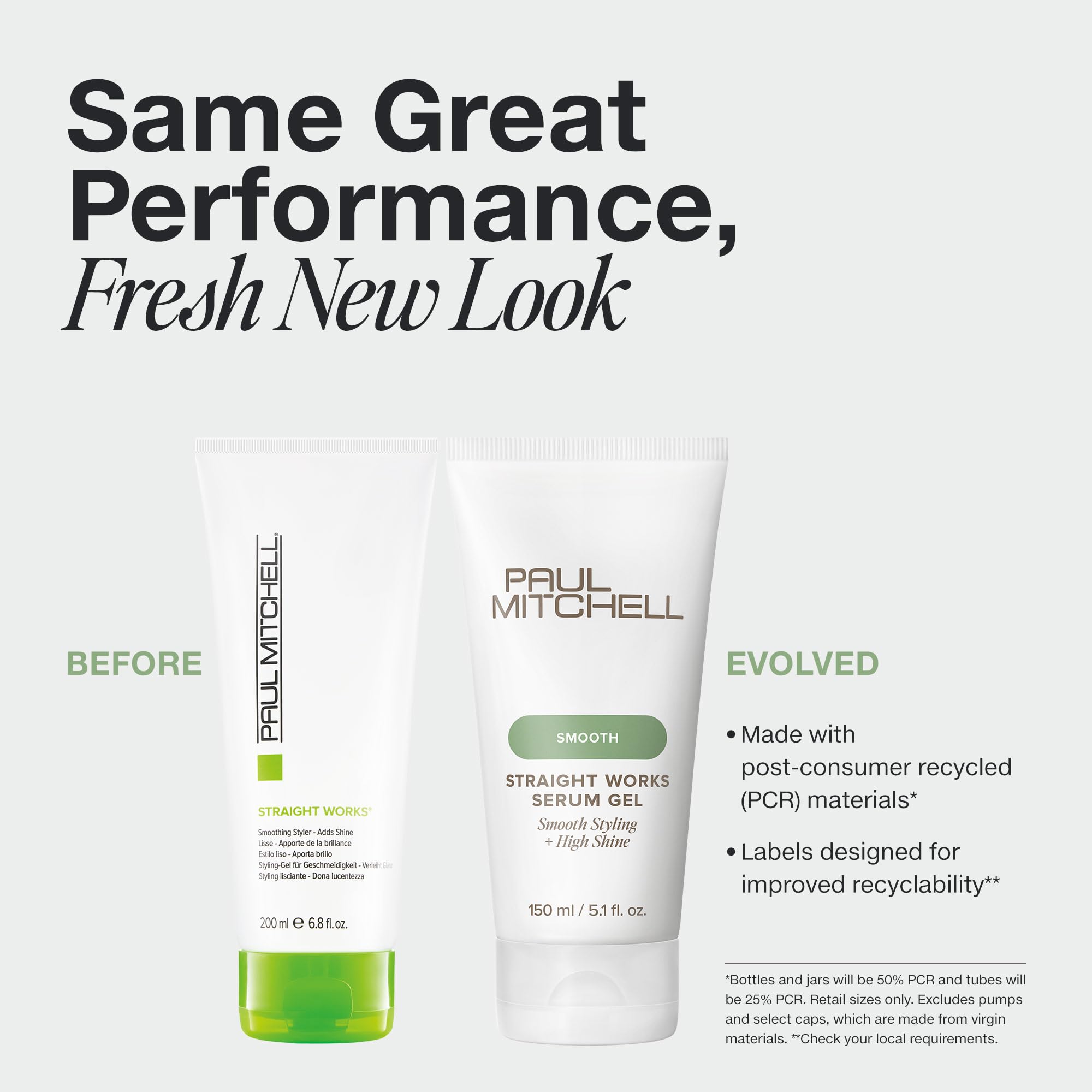 Paul Mitchell Straight Works Serum Gel frizz control keeps hair calm and aligned.