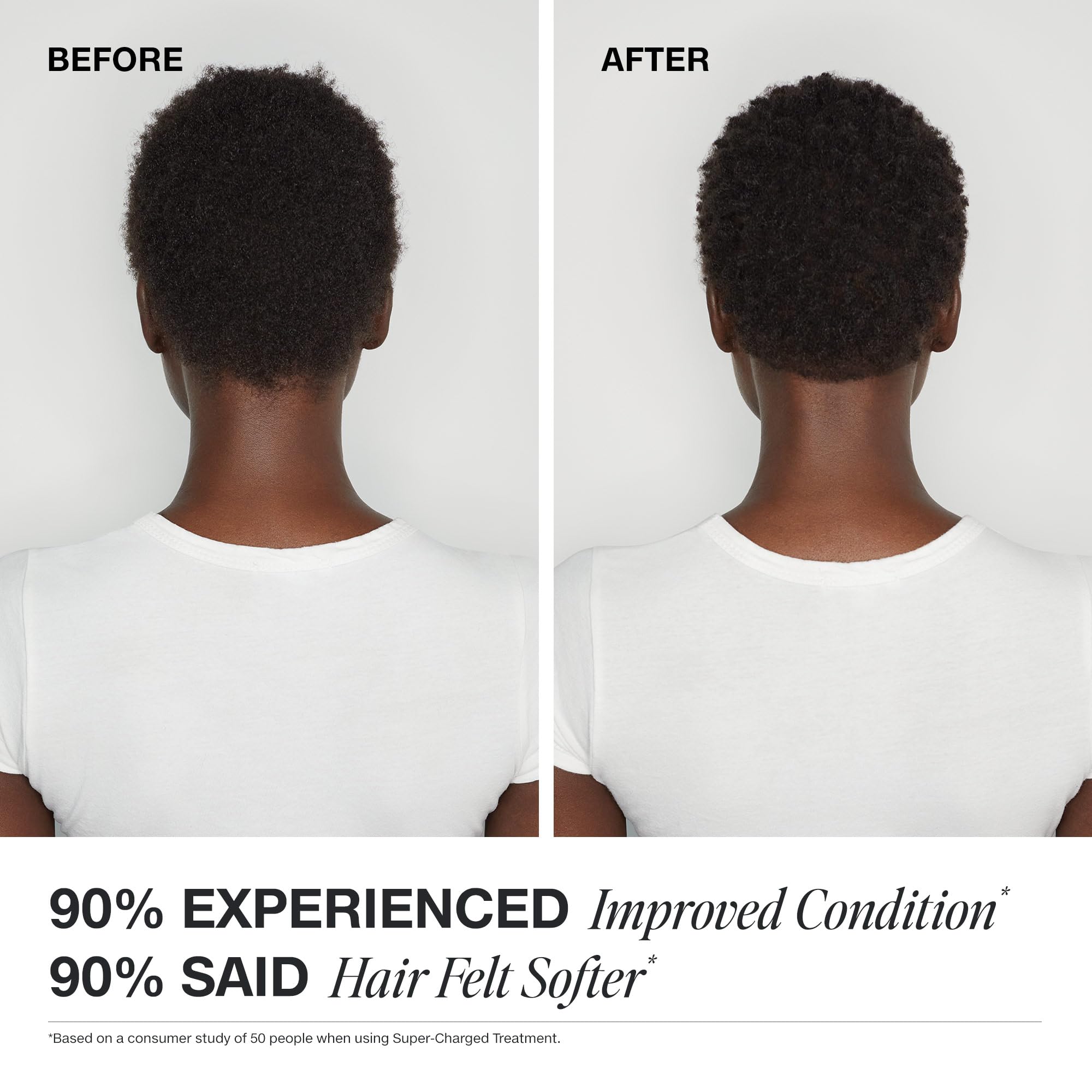 Hands applying Paul Mitchell Super-Charged Treatment for even moisture distribution.