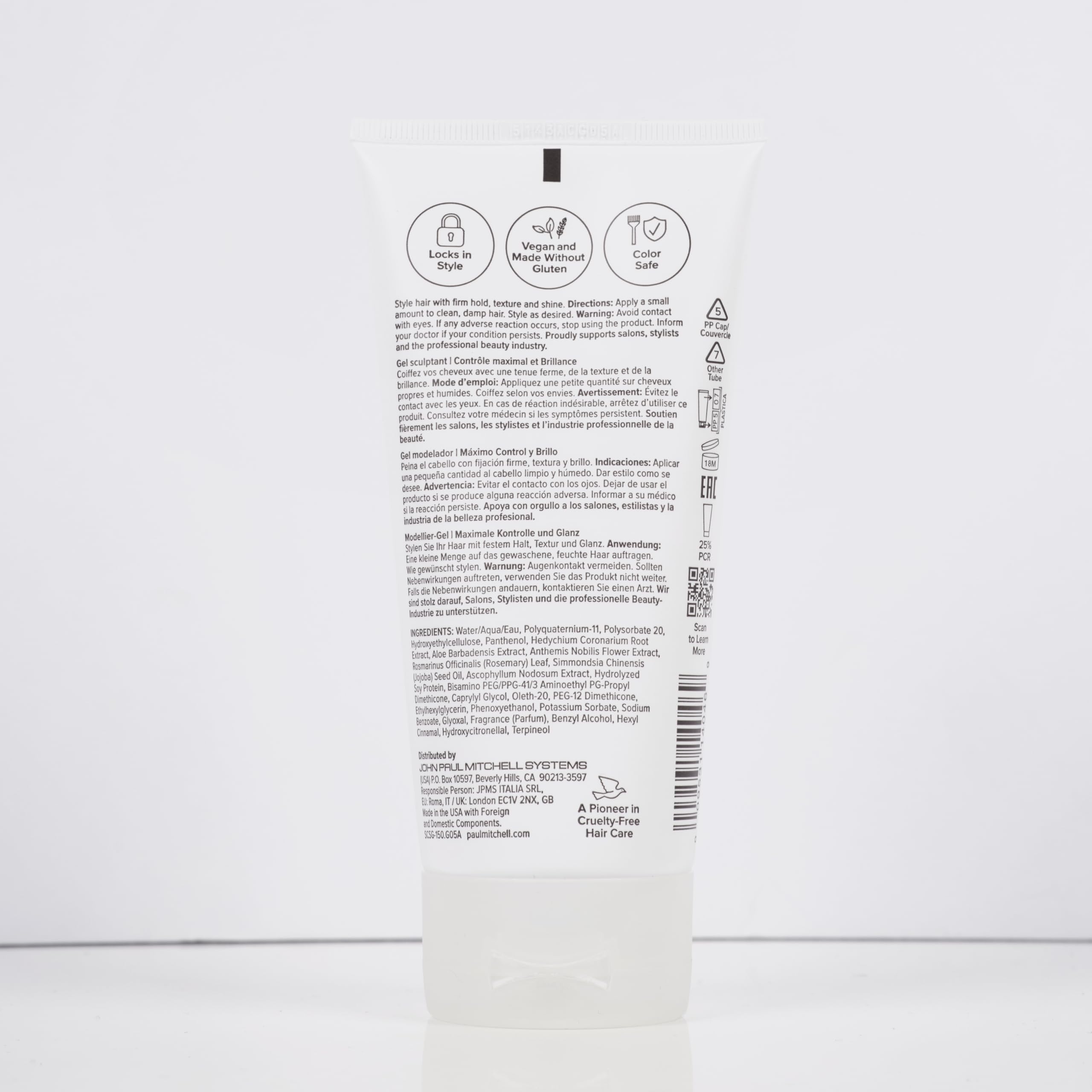 Coarse hair control with Paul Mitchell Sculpting Gel
