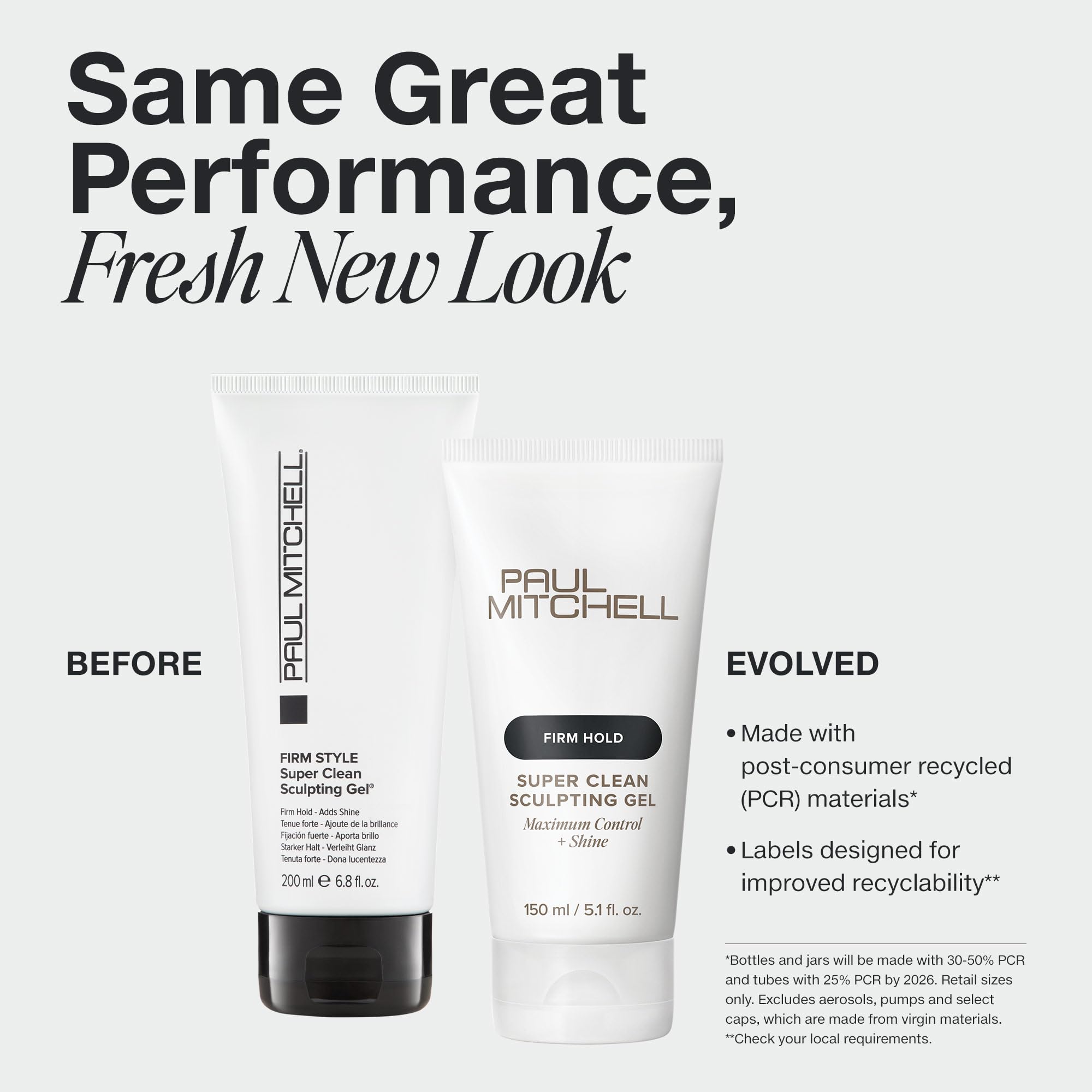 Paul Mitchell Super Clean Sculpting Gel hands applying for strong hold