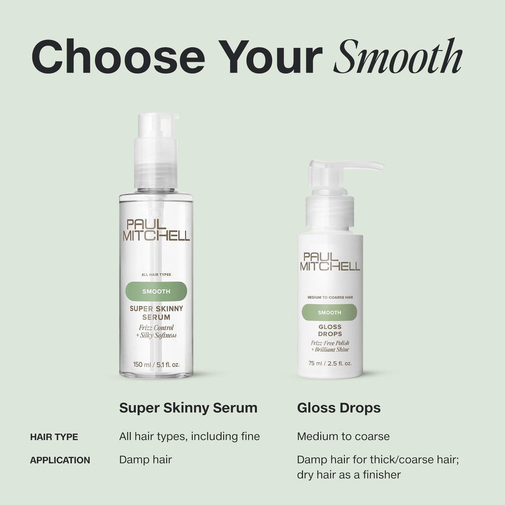 Paul Mitchell Super Skinny Serum helps shorten blow-dry time for busy mornings