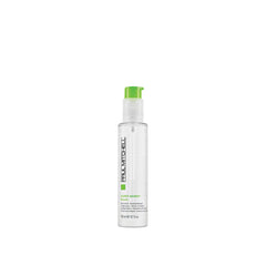 Paul Mitchell Super Skinny Serum bottle showcases sleek packaging for quick, smooth blowouts.