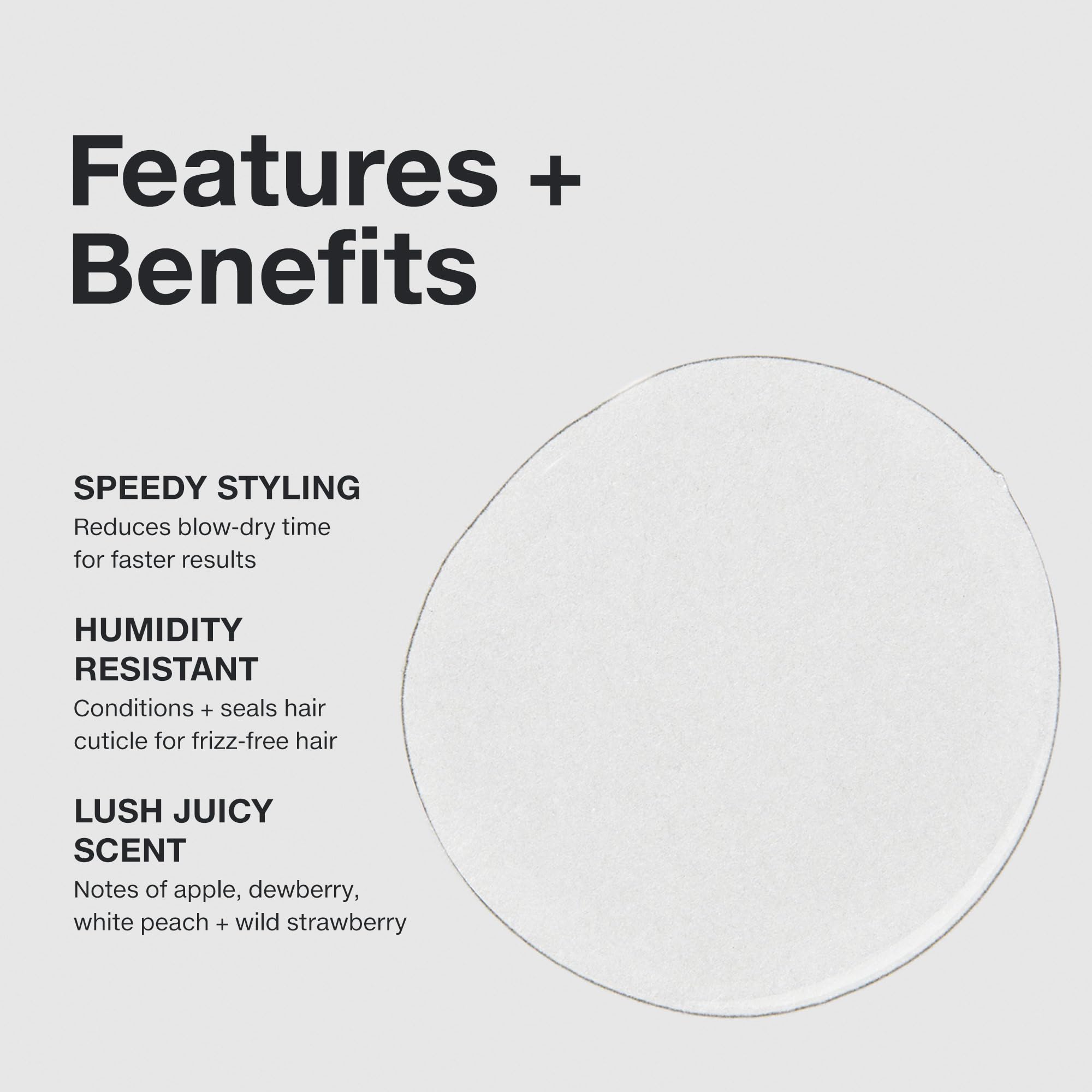 Paul Mitchell Super Skinny Serum on frizz-prone strands for humidity resistance and smoother finish