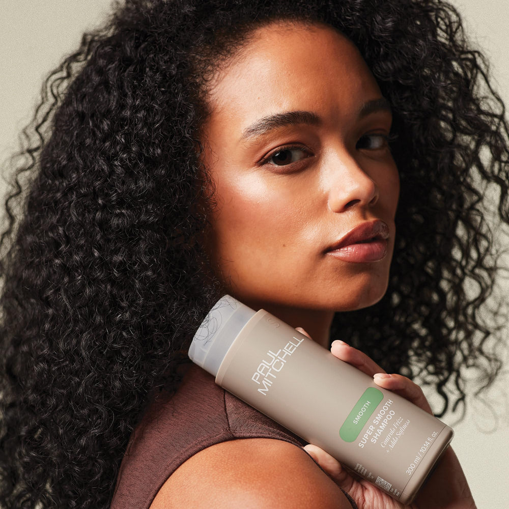 Paul Mitchell shampoo emits lush fruity fragrance during wash.