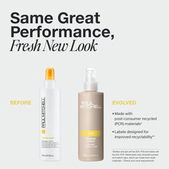 Paul Mitchell Taming Spray with pump delivers even detangling for quick use.