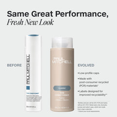 Paul Mitchell The Conditioner bottle pour demonstrates easy application and moisture delivery