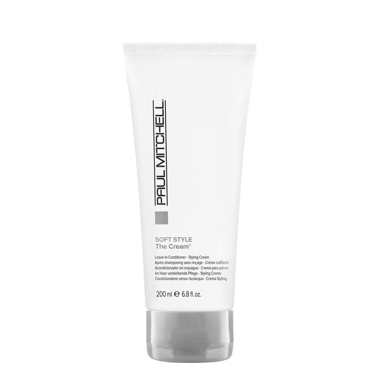 Paul Mitchell The Cream leave-in conditioner visual emphasizing lightweight moisture and UV protection for all hair types