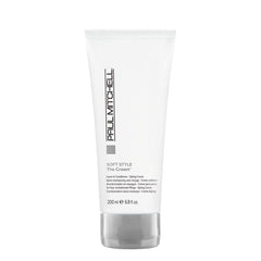 Paul Mitchell The Cream leave-in conditioner visual emphasizing lightweight moisture and UV protection for all hair types