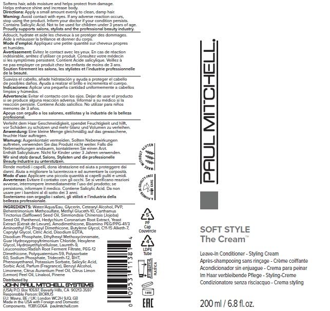 Paul Mitchell The Cream fragrance detail featuring soft floral notes of grapefruit and green apple