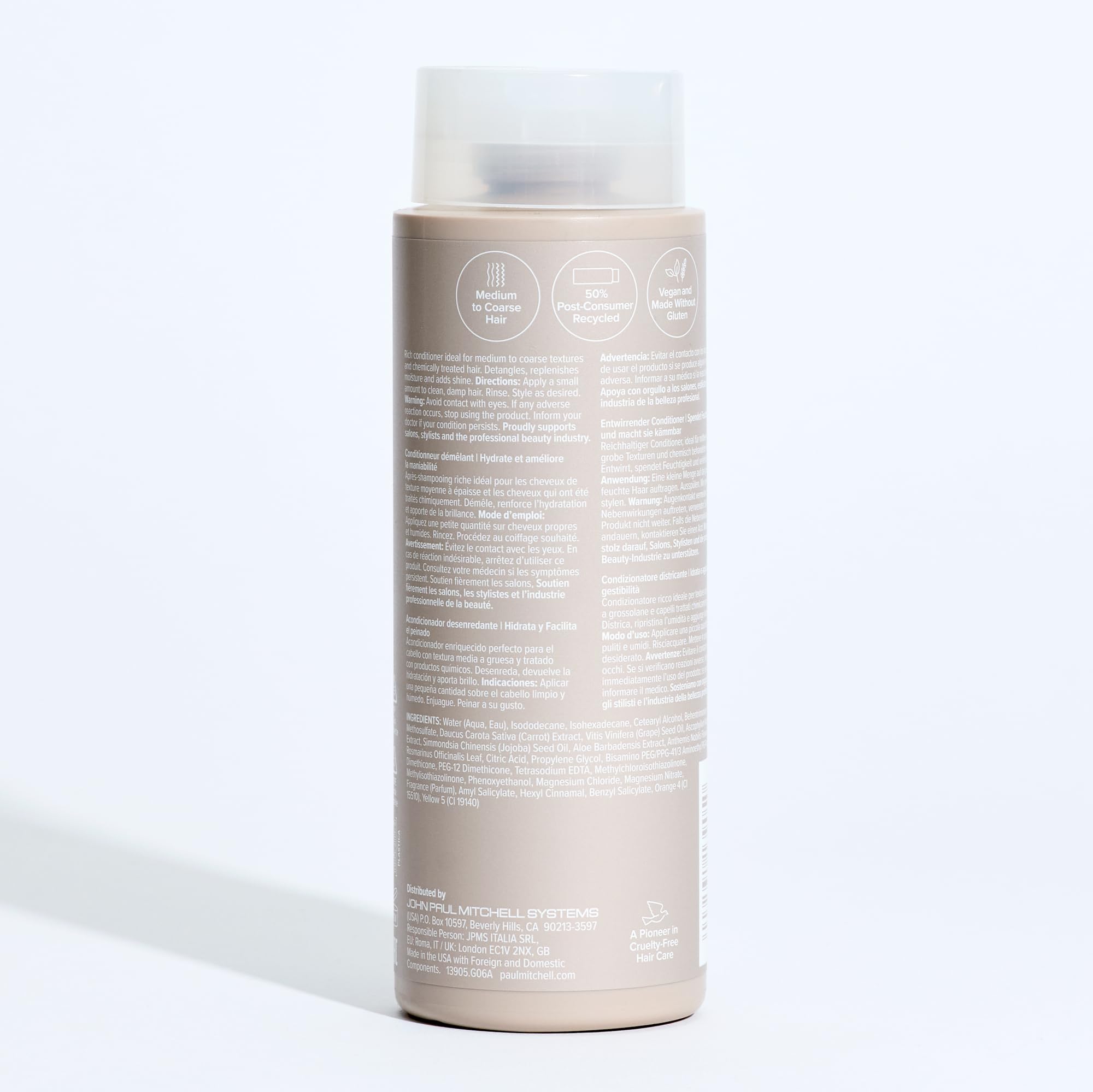 Eco-friendly packaging design using PCR materials by Paul Mitchell