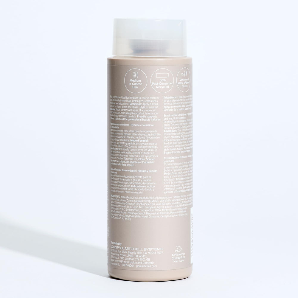Environment-friendly packaging of The Detangler with PCR message