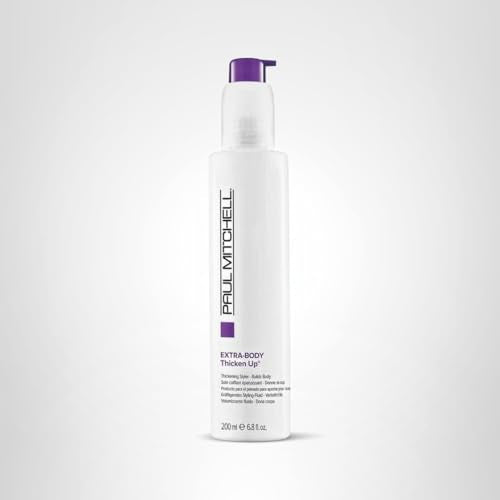 Paul Mitchell Thicken Up results on fine hair look fuller and healthier.