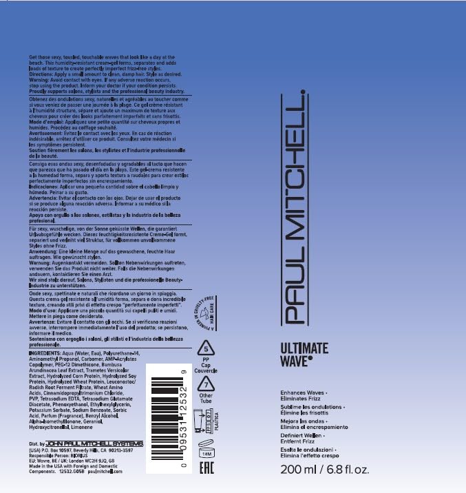 Paul Mitchell Ultimate Wave citrus fragrance image hints at refreshing styling notes during use.