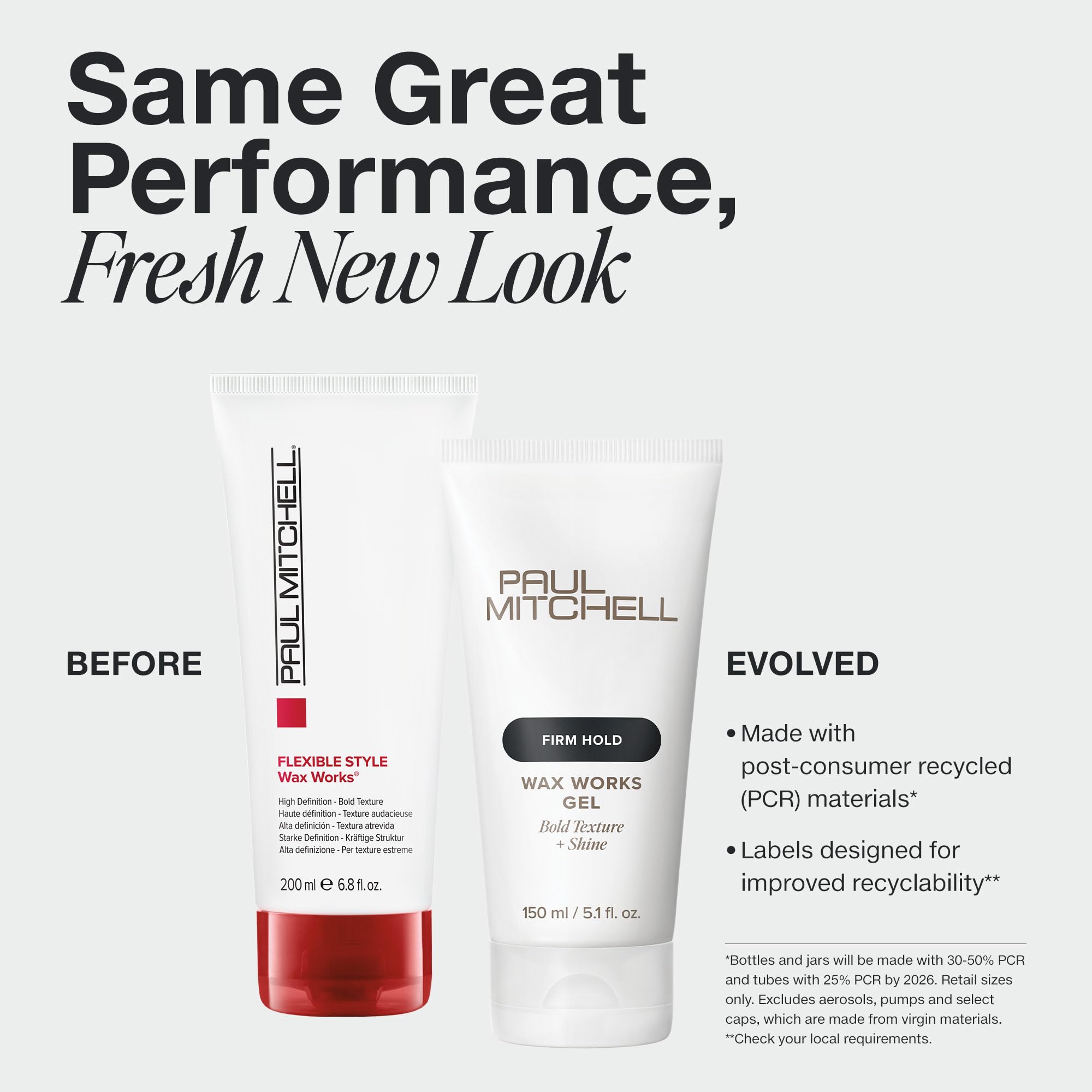 Wax Works gloss on hair delivers extreme shine and defined strands.