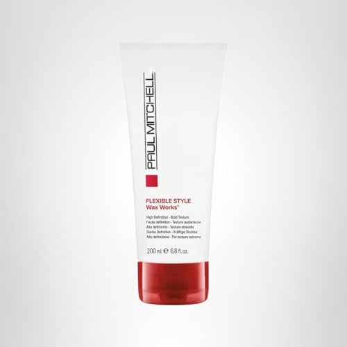 Packaging and 6.8 fl oz label of Wax Works product.
