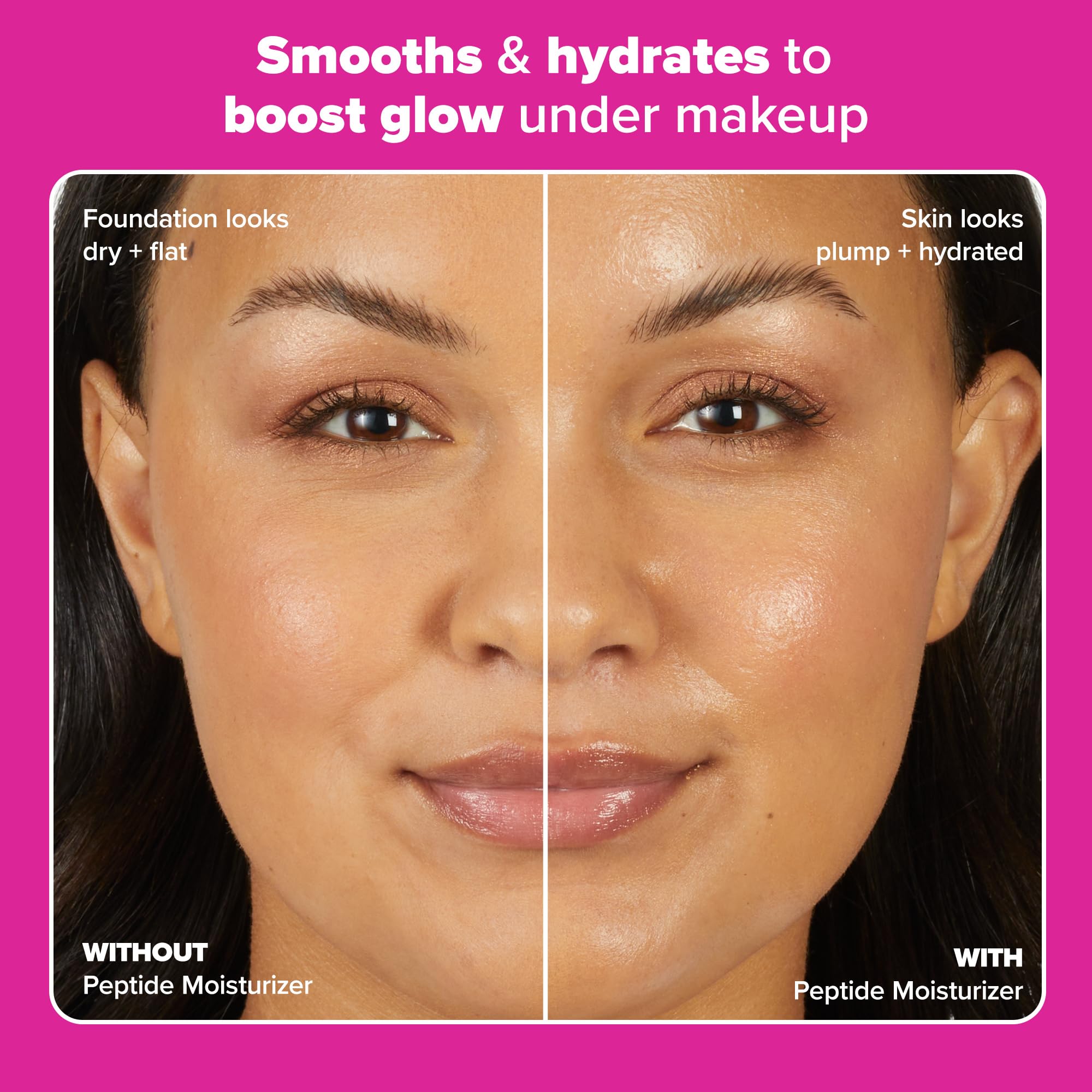 Paula's Choice 24-hour hydration graphic shows continuous moisture