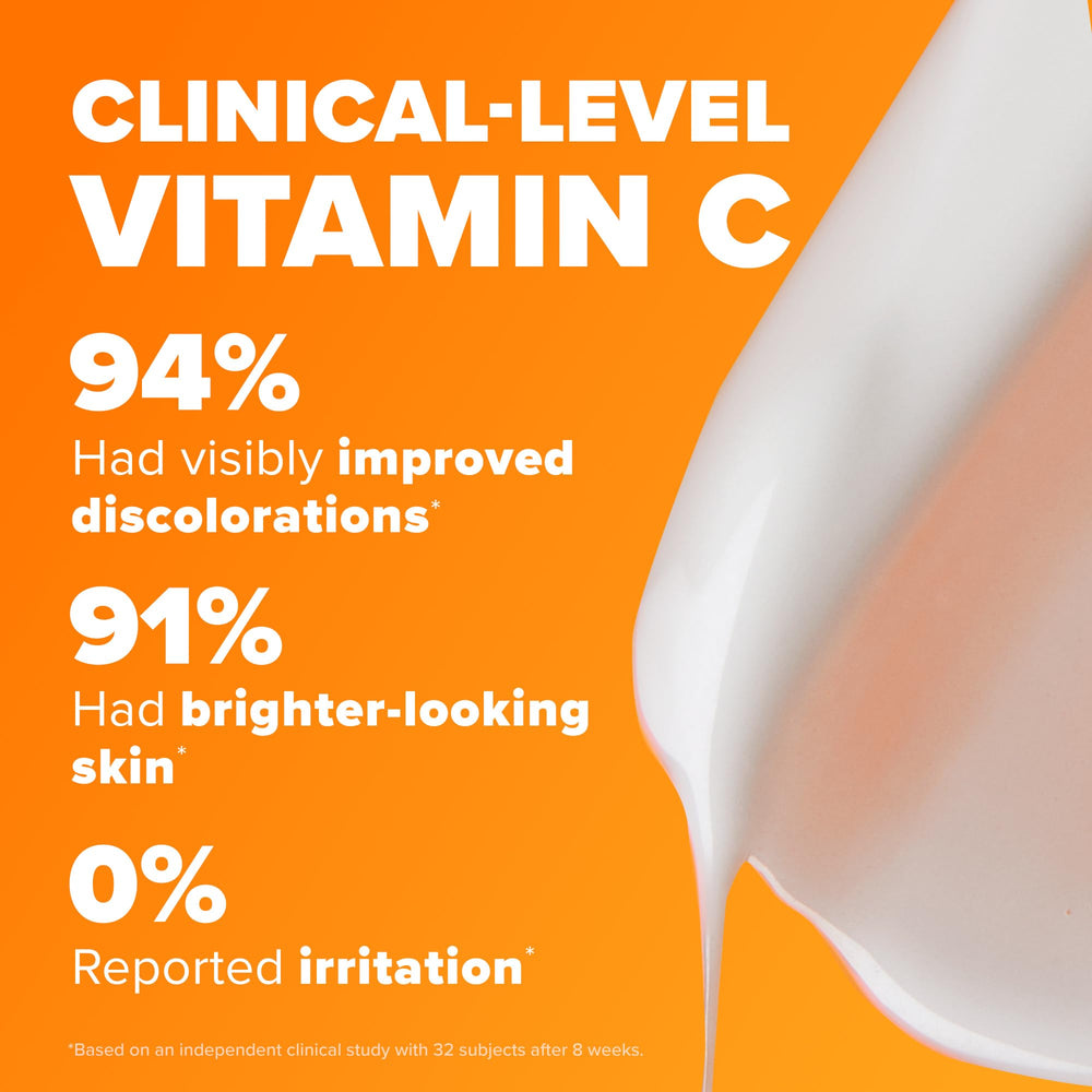 Paula's Choice 25% Vitamin C Serum GAP technology illustration emphasizes stability.
