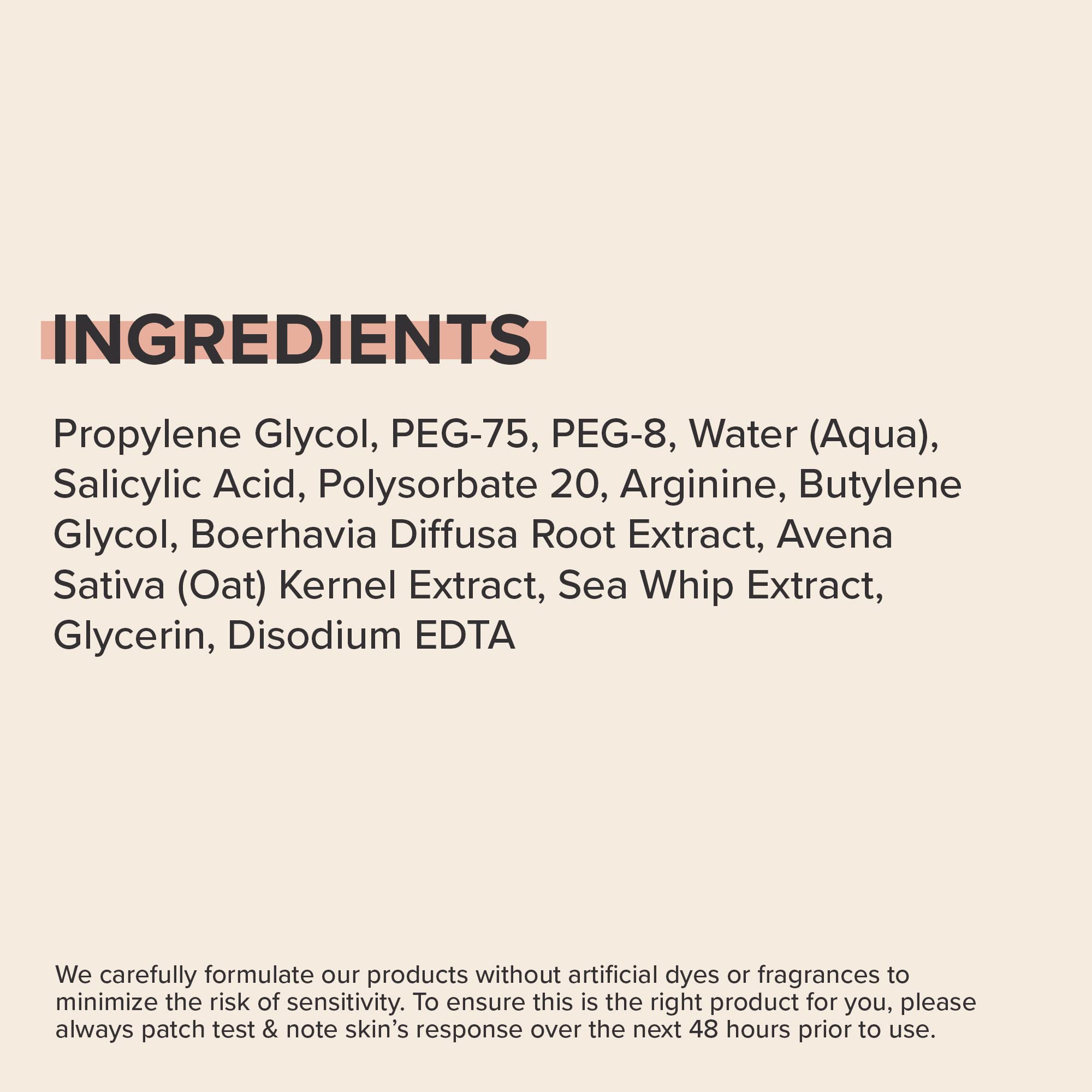Paula's Choice BHA 9 fragrance-free label shown on packaging