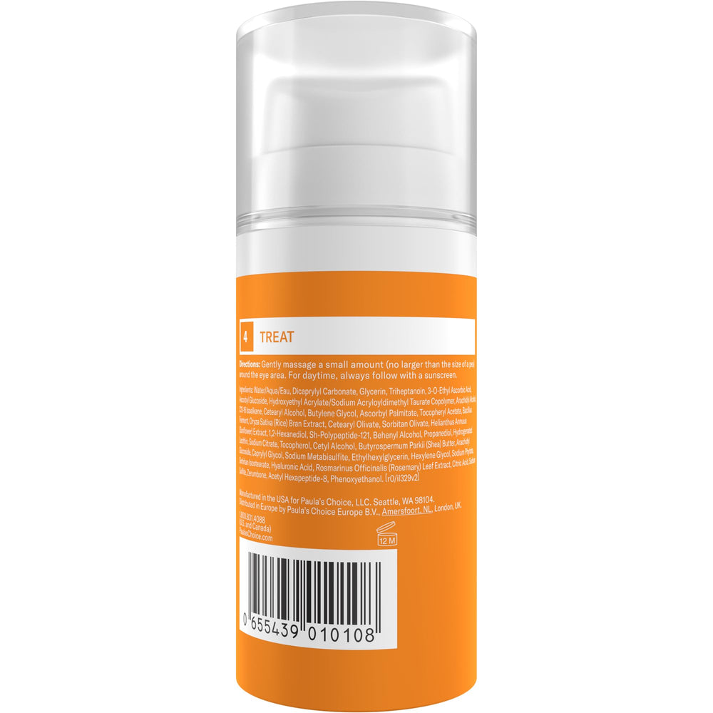Paula's Choice C5 dark-circle-brightening shot visualizes a more awake under-eye area
