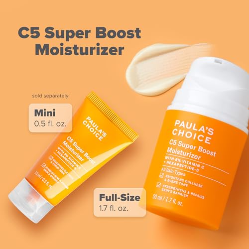 Paula's Choice C5 Super Boost even-toned complexion potential with regular use.