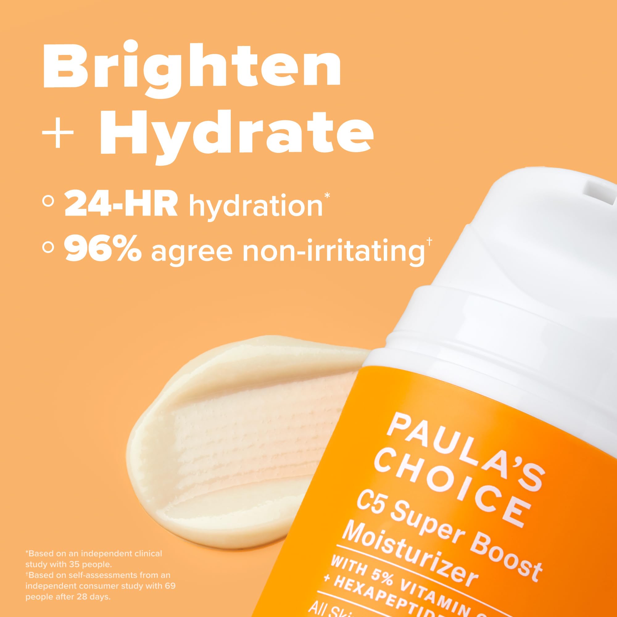 Paula's Choice C5 vitamin C visual emphasizes brightening benefits in everyday skincare.