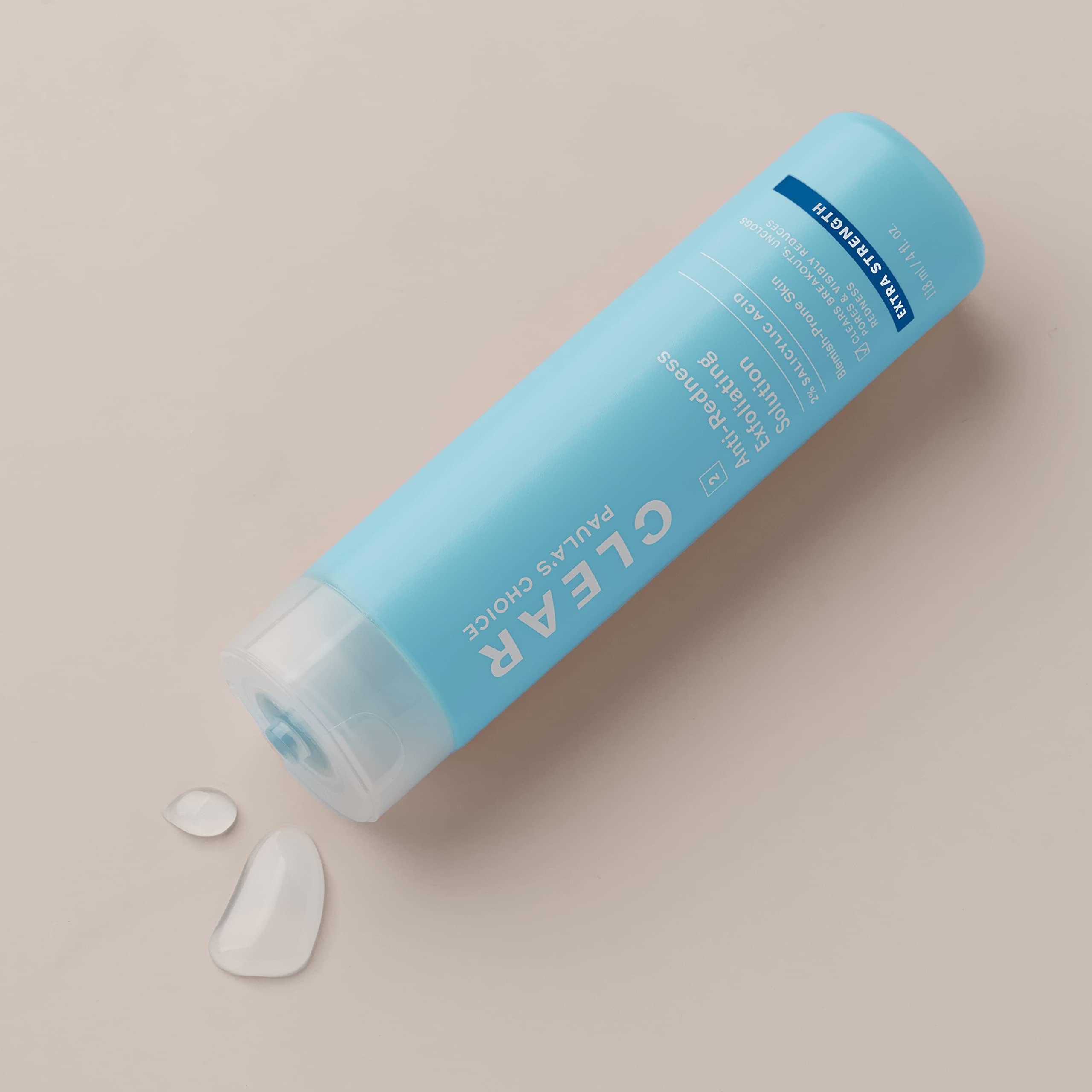 Paula's Choice Clear Exfoliator apply-on-skin demonstrates easy daily use for smoother skin.