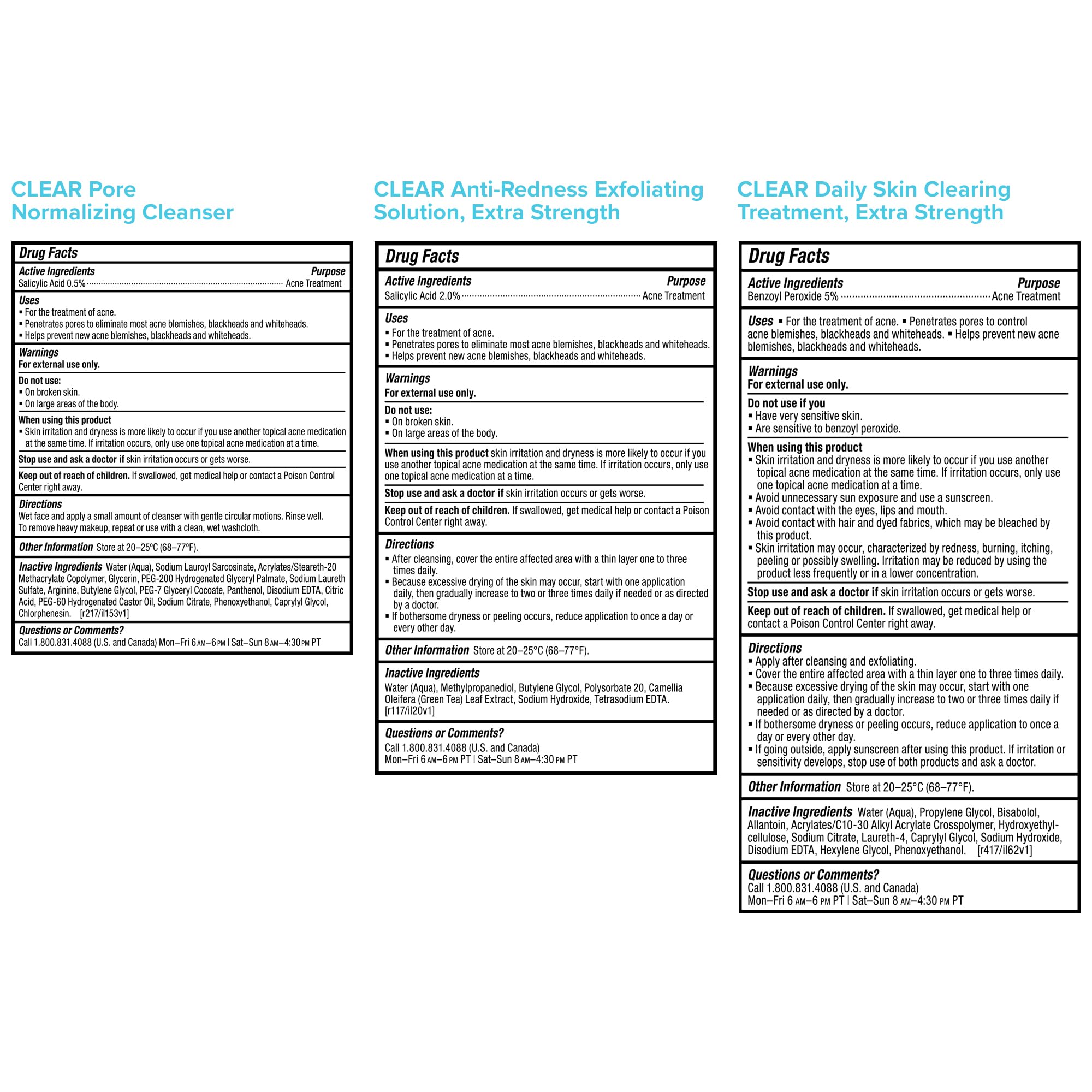 Paula's Choice CLEAR kit packaging-may-vary notice on product packaging.