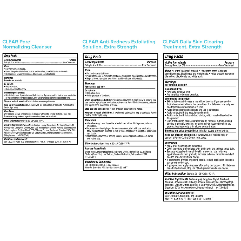 Paula's Choice CLEAR kit packaging-may-vary notice on product packaging.