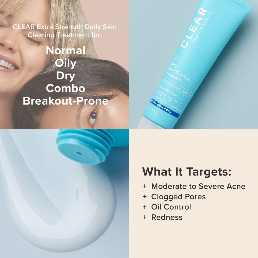 Paula's Choice CLEAR matte-finish after-use image shows invisible protection under makeup