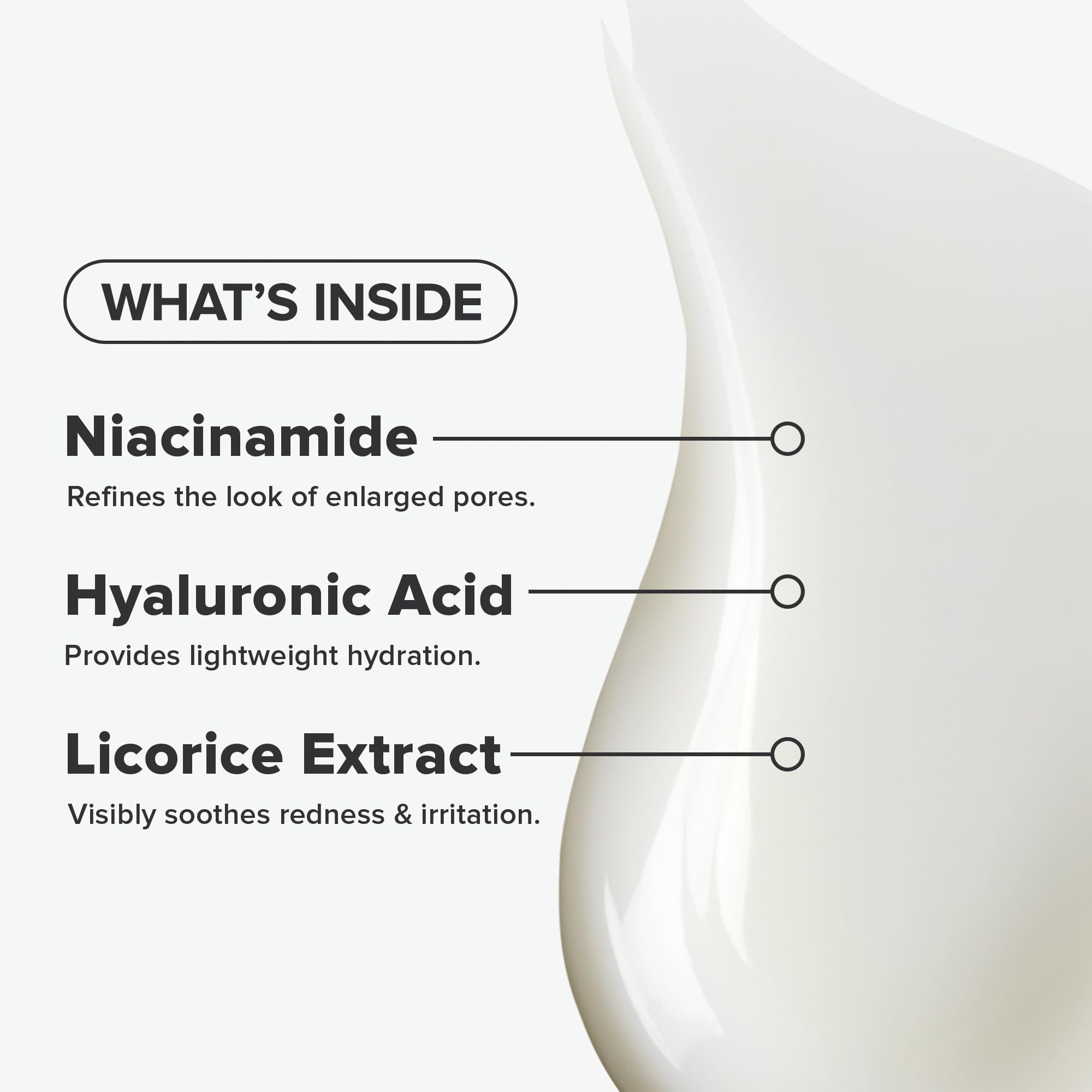 CLEAR Oil-Free Moisturizer label close-up showing fragrance-free formula