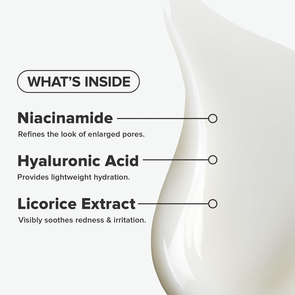 CLEAR Oil-Free Moisturizer label close-up showing fragrance-free formula