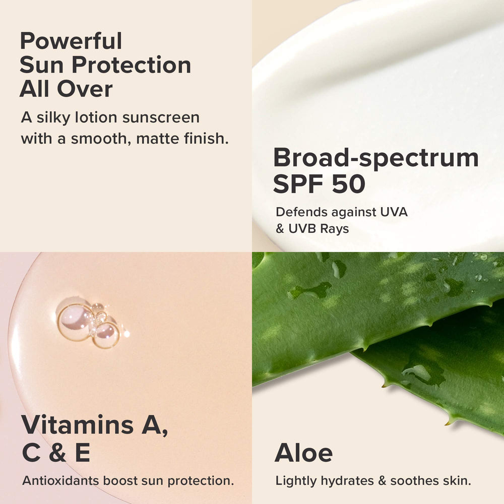 Paula's Choice Extra Care Sunscreen SPF 50 dispenser demonstrates easy, fast application.