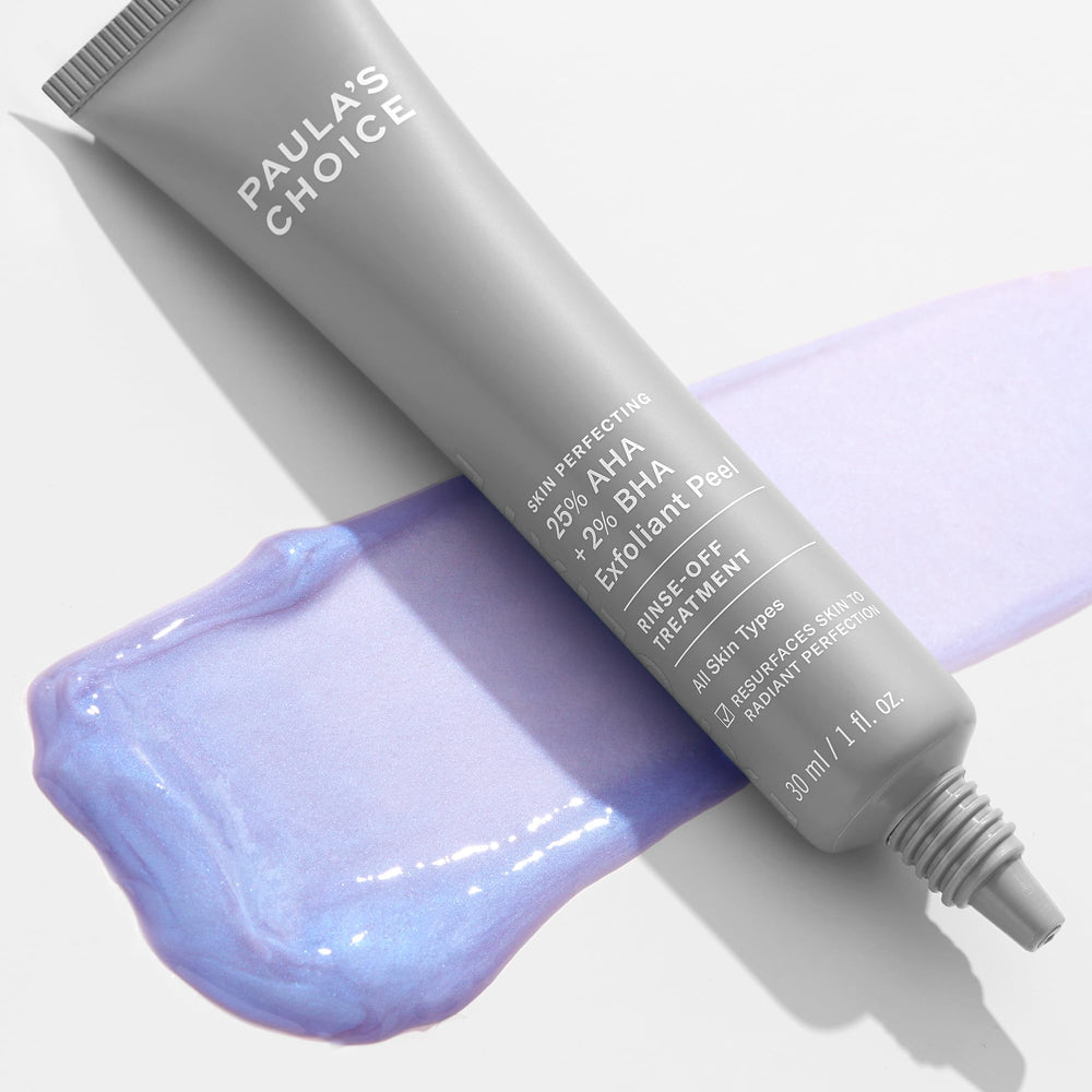Paula's Choice fragrance-free label highlights gentle exfoliation