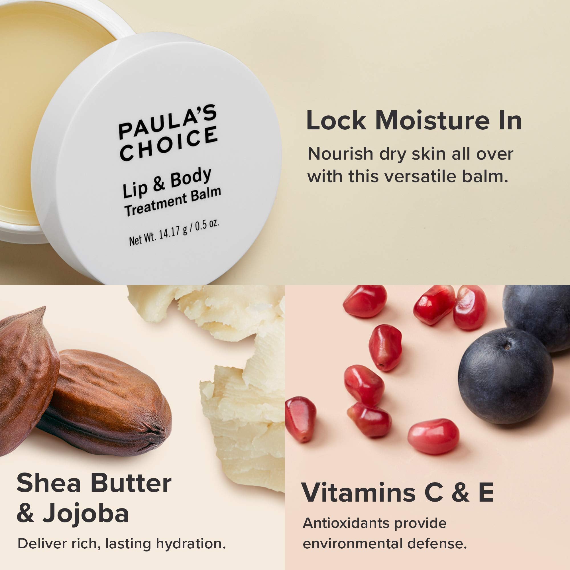 Paula's Choice balm applied to cuticles and nails provides hydration