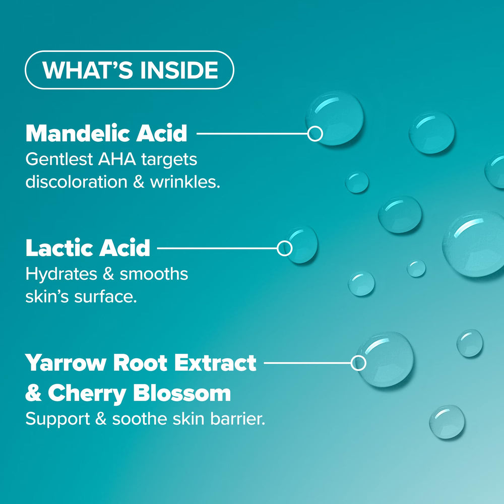 Paula's Choice Liquid Face Exfoliant discoloration-before-after hints at even-toned skin.