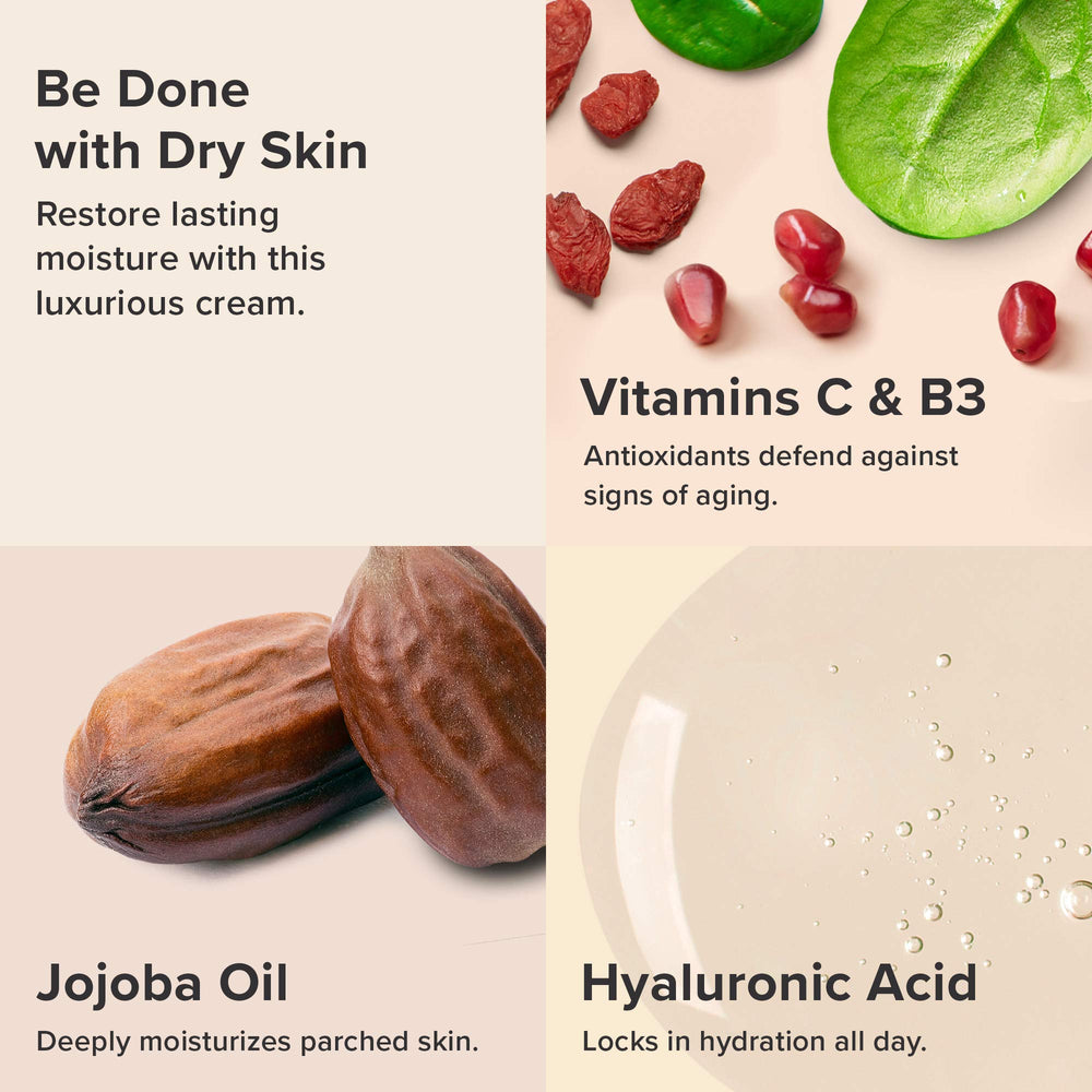 Paula's Choice Moisture Boost with niacinamide and hyaluronic acid provides hydration and antioxidant support.