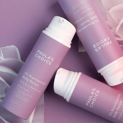 Paula's Choice Niacinamide body texture highlights lightweight serum feel during application