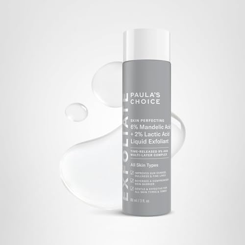 Fragrance-free Paula's Choice packaging on a clean bathroom shelf