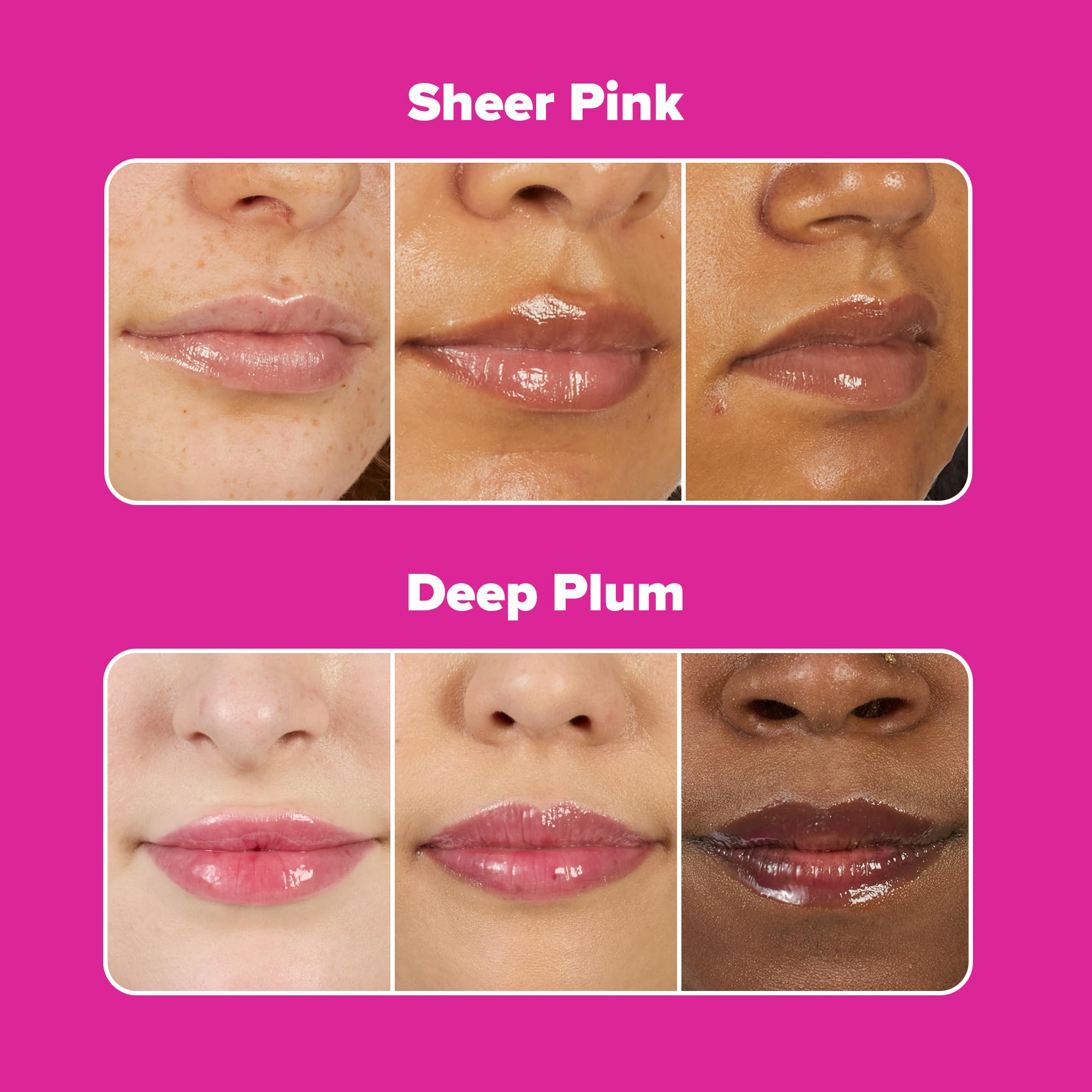 Paula's Choice Pro-Collagen Peptide Gloss Lip Balm glossy finish highlights plump appearance.