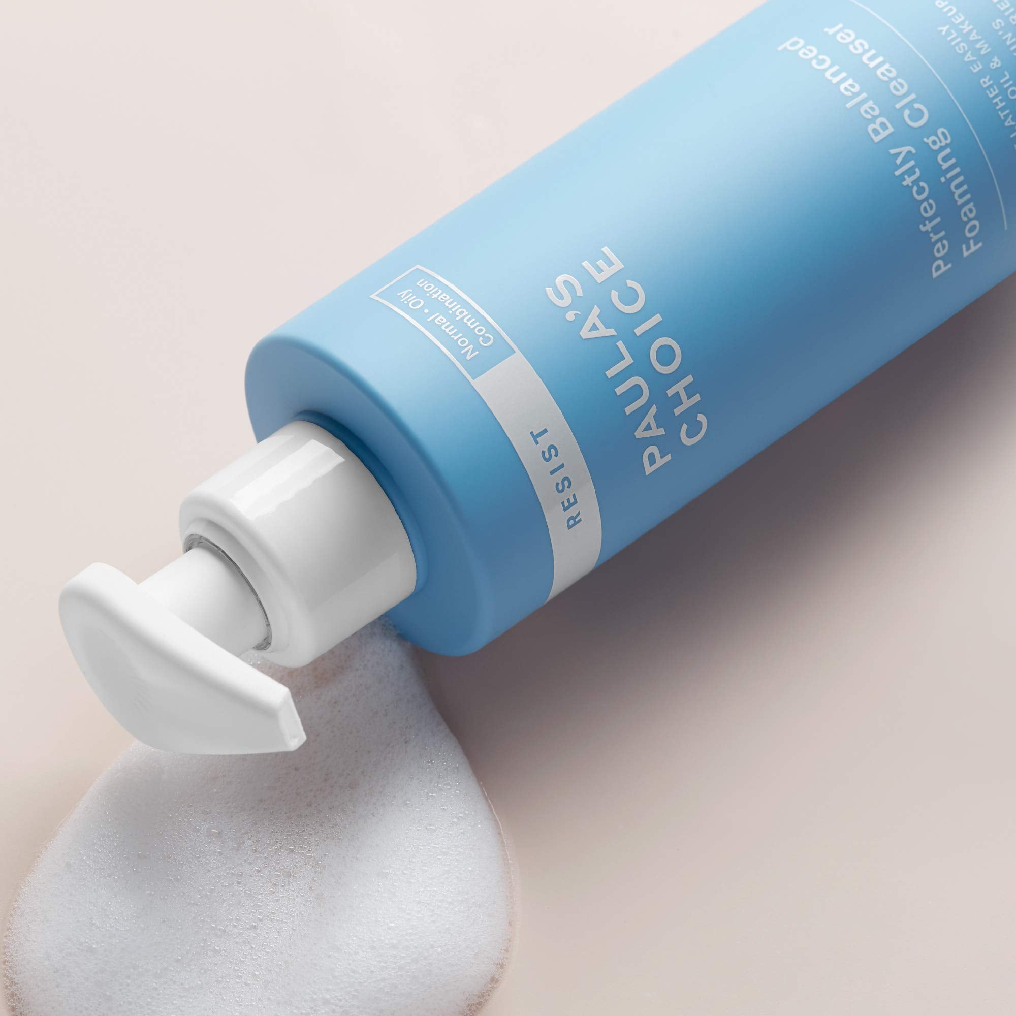 Paula's Choice RESIST routine image illustrating twice-daily cleansing in skincare rituals.
