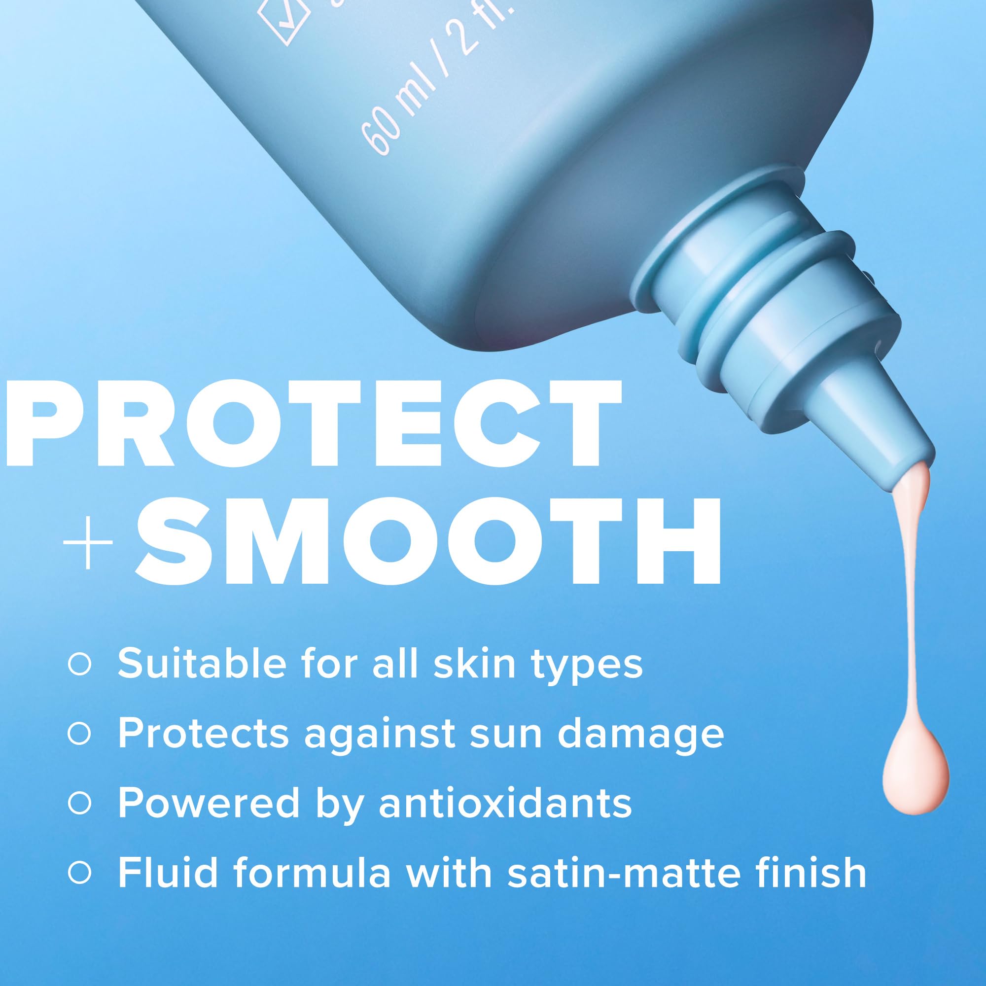 Paula's Choice RESIST Daily Hydrating Fluid SPF 50 label highlighting broad-spectrum protection