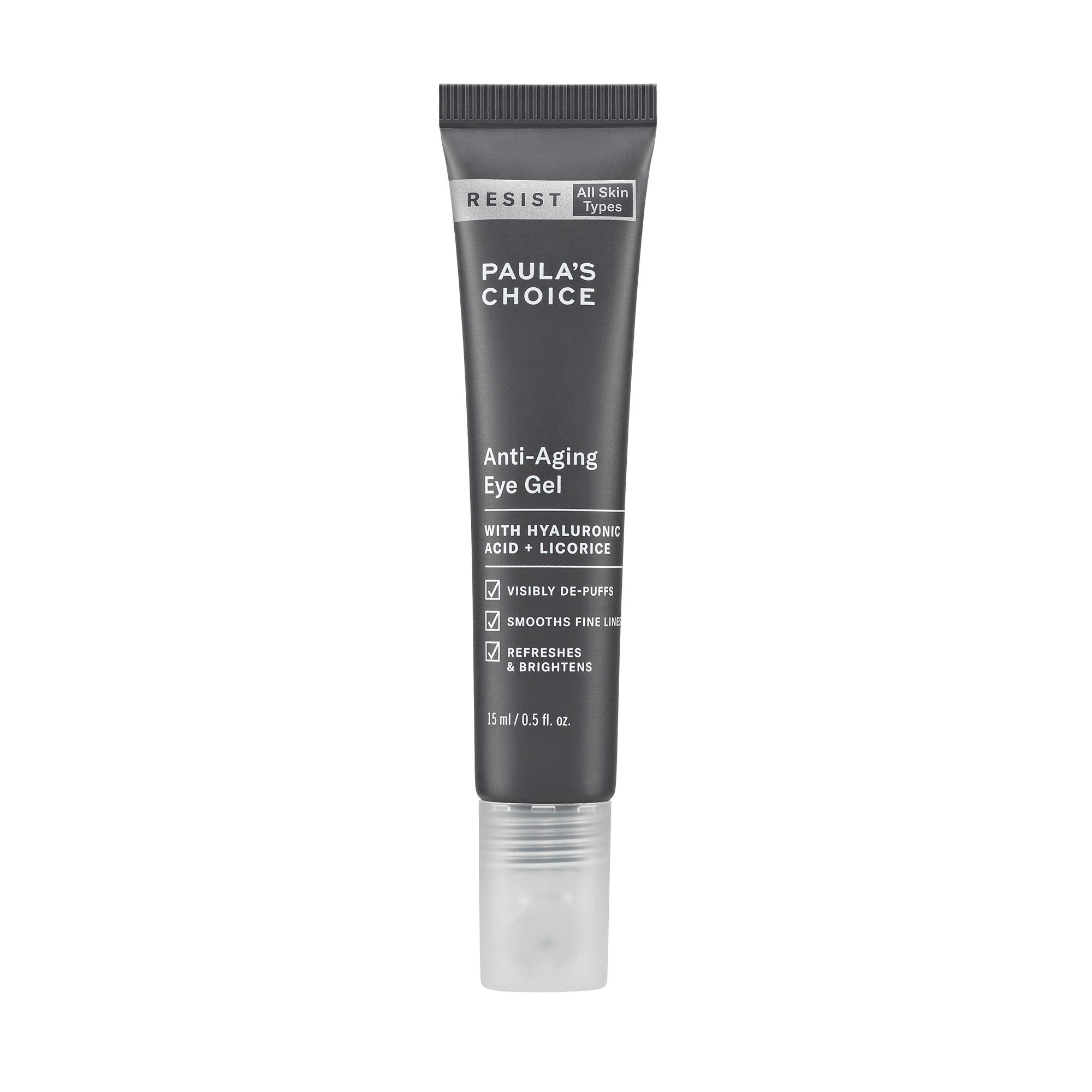 Paula's Choice RESIST Eye Gel dispense action shows refreshing hydration.