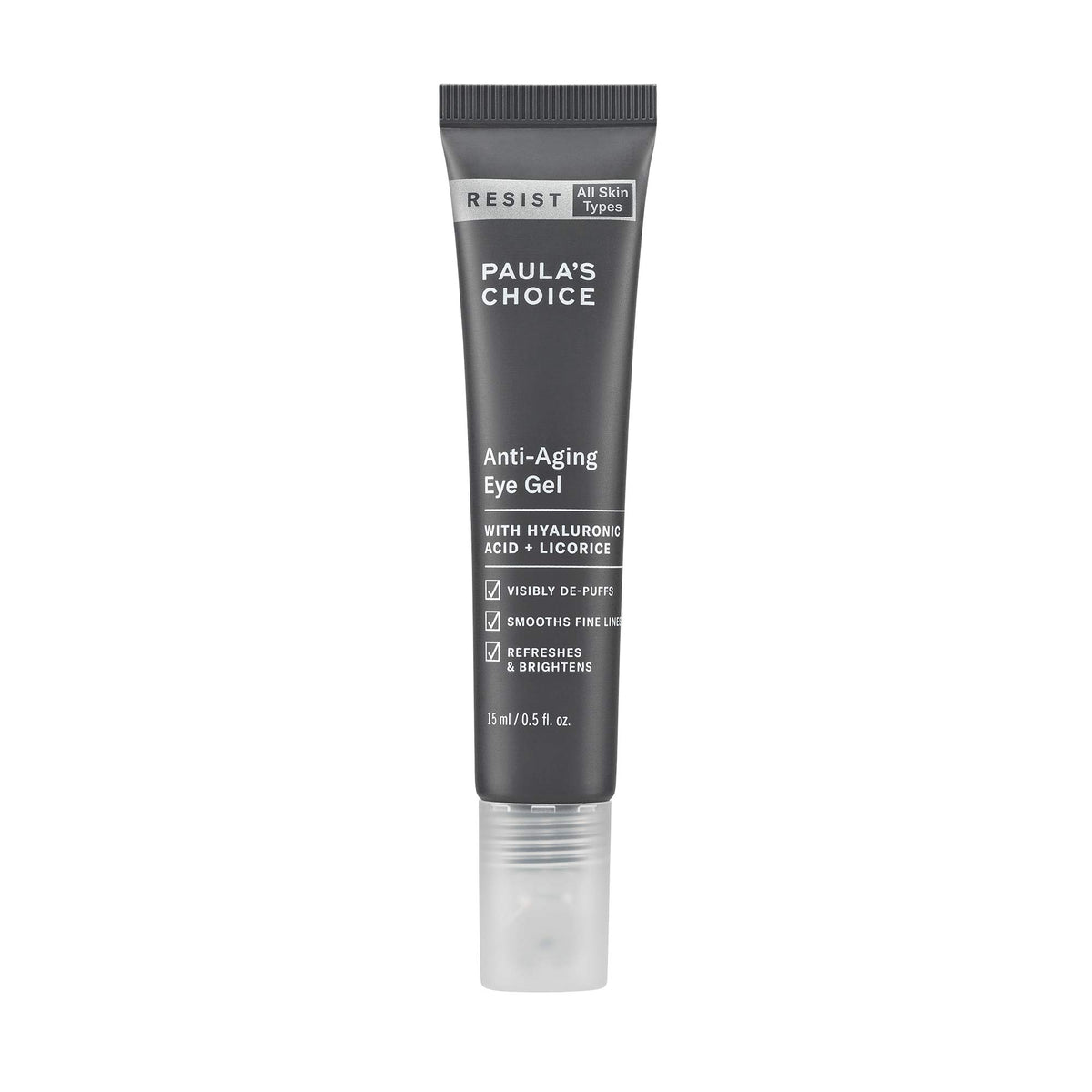 Paula's Choice RESIST Eye Gel dispense action shows refreshing hydration.