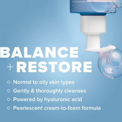 Paula's Choice RESIST foaming cleanser foam closeup promoting clean, refreshed pores.