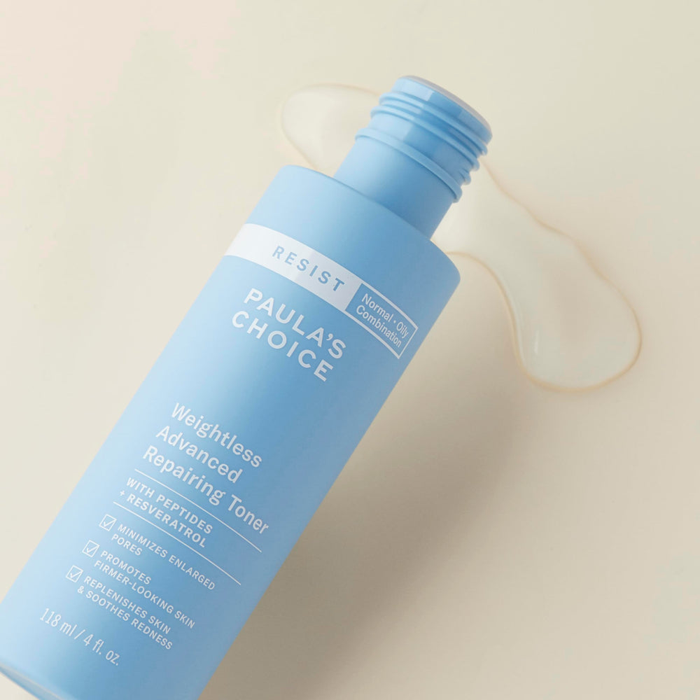 Paula's Choice Resist fragrance-free label signaling a gentle option for sensitive skin