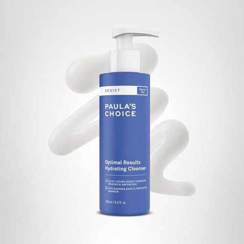 Paula's Choice RESIST Hydrating Cleanser product shot suggests refreshed skin after cleansing.