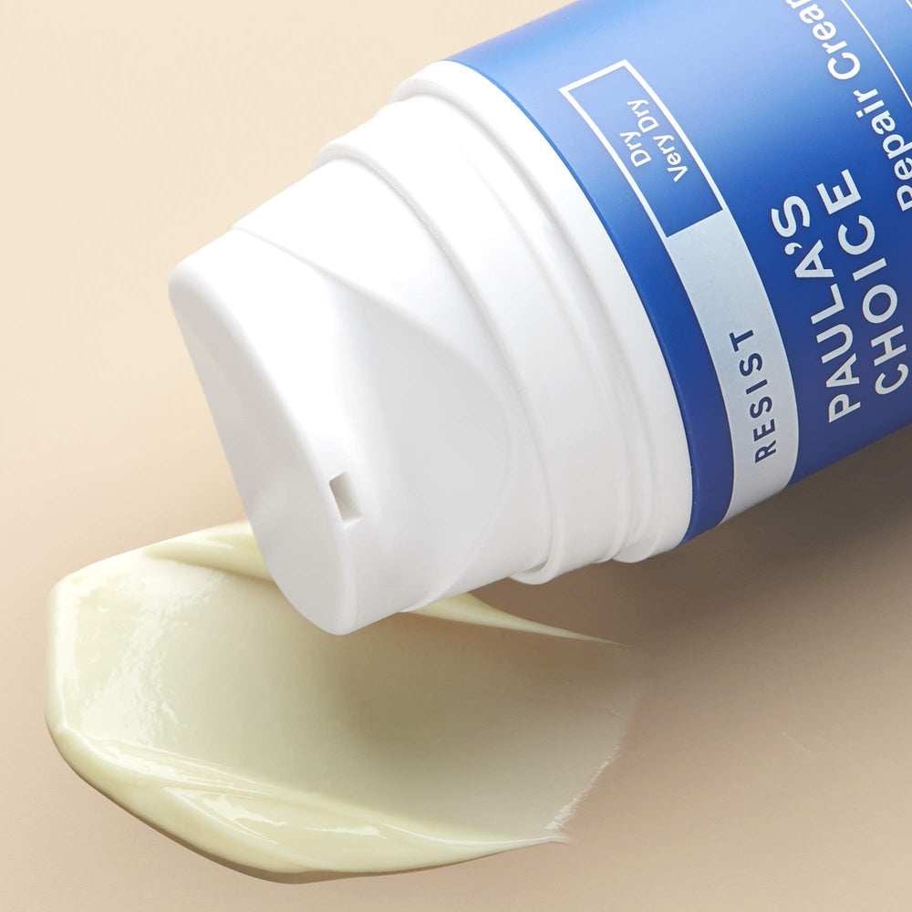 Hyaluronic acid component emphasized in Paula's Choice Resist Intensive Repair Cream.