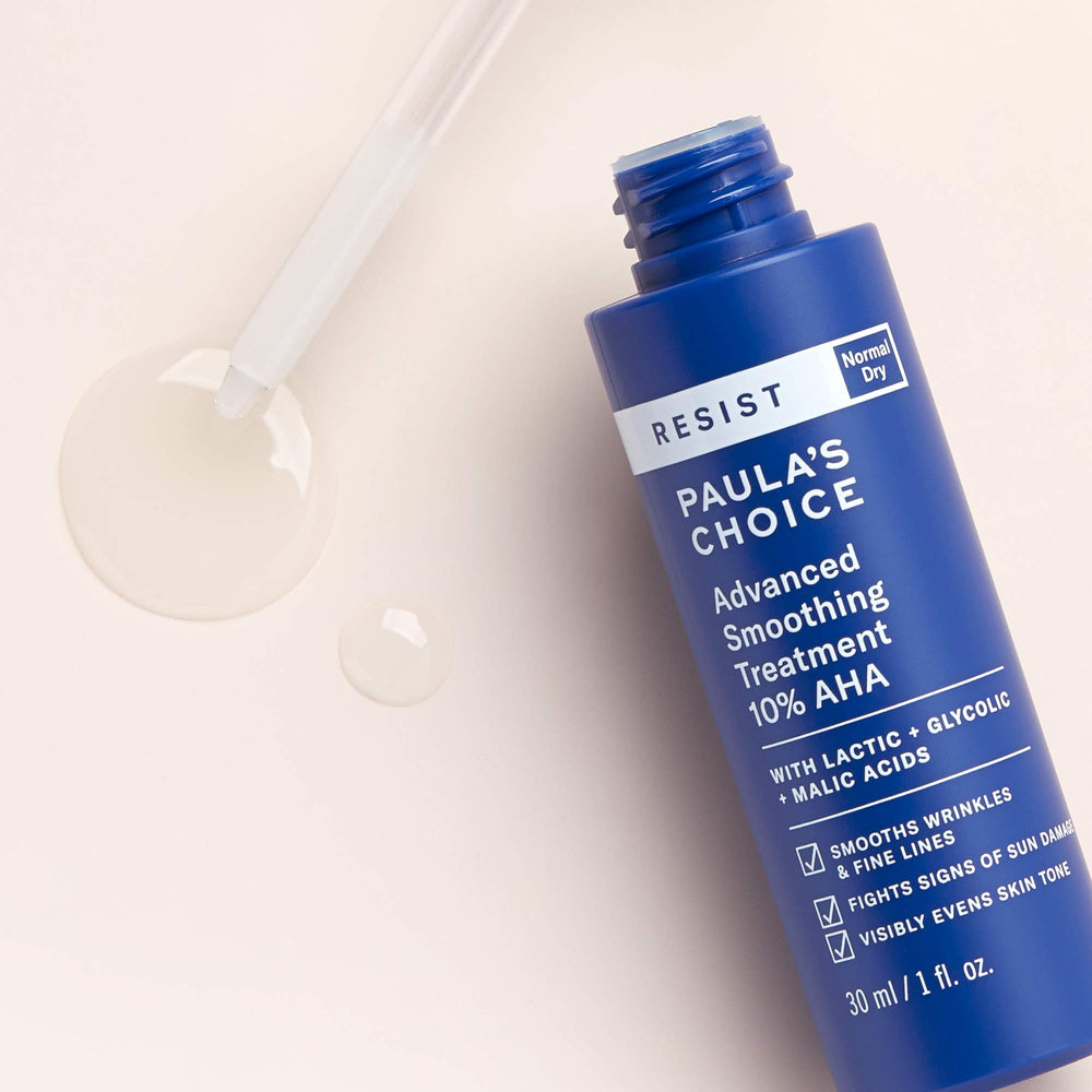 Paula's Choice RESIST exfoliant helps even skin tone with regular use.