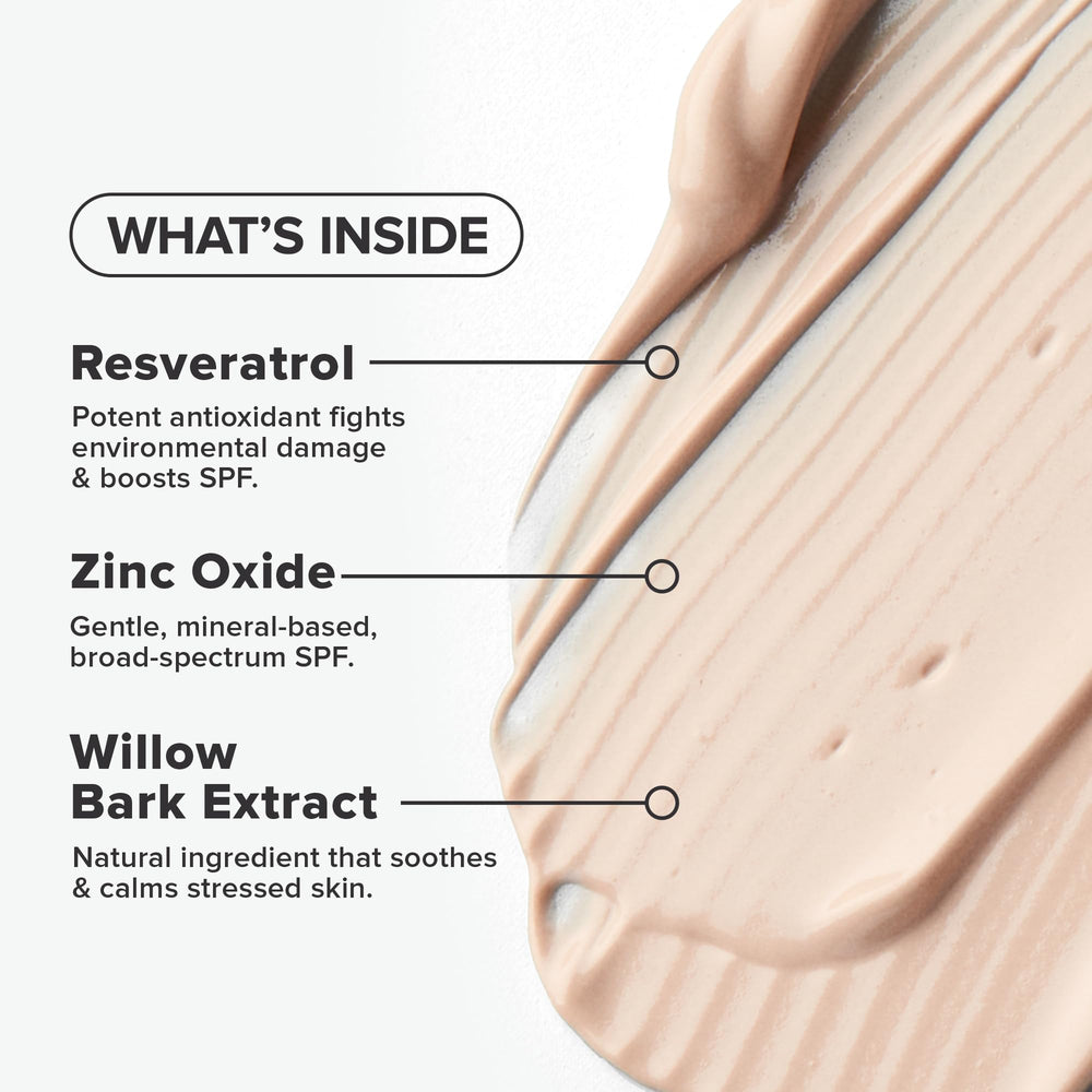 Paula's Choice RESIST SPF30 texture close-up highlights silky feel and quick absorption.